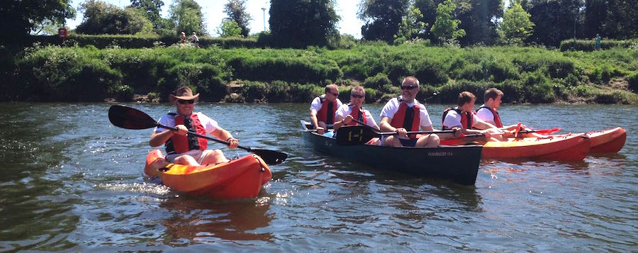 Hay on Wye to Hereford canoe and kayak