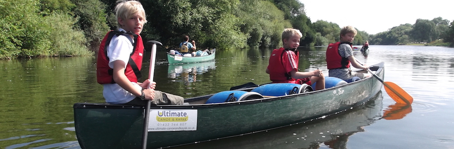 Youth Groups Canoeing